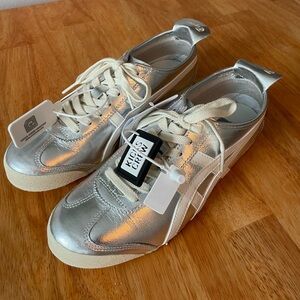 Onitstuka Tiger Mexico 66 Silver and Off White